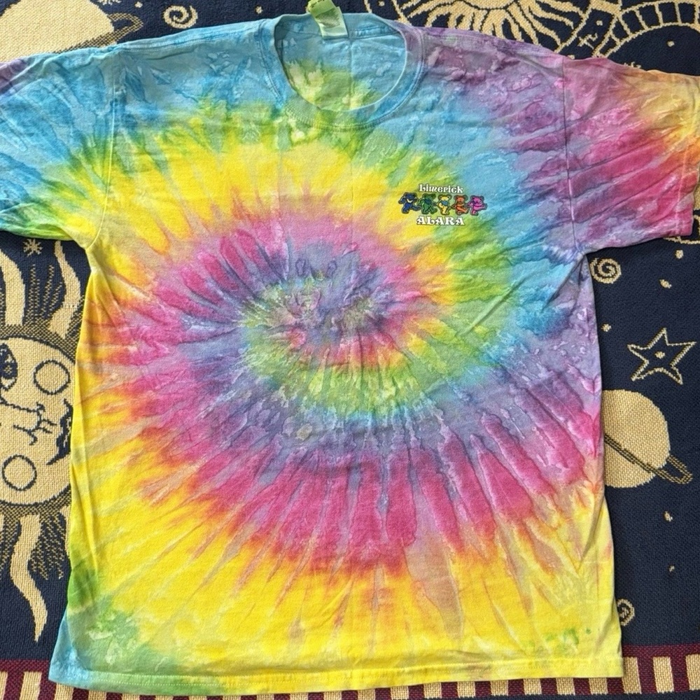 Vintage Limerick Alara Grateful Dead Tie Dye T-Shirt Size Large